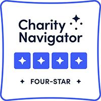 Four-Star Charity Navigator Rating Badge - Full Color 200x200